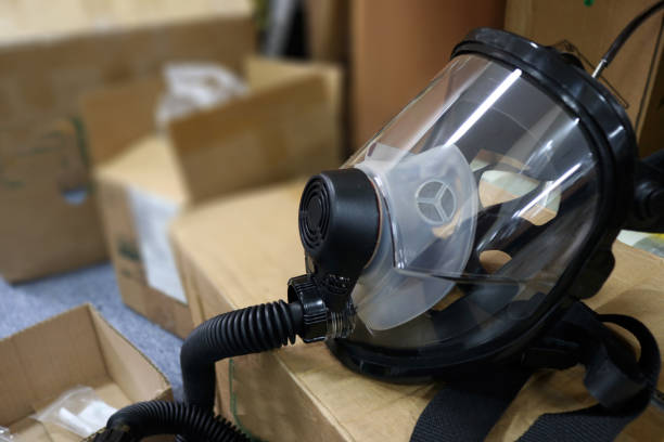 Masks for protection from toxic gases, toxic air, pollution, and other protection related to breathing and lungs