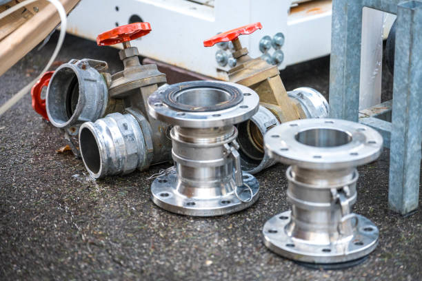 Bestandteile einer Kälteanlage zur Erzeugung von Eis